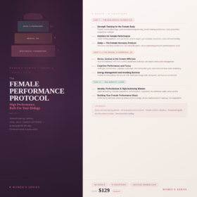 The Female Performance Protocol
