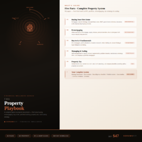 The Property Playbook